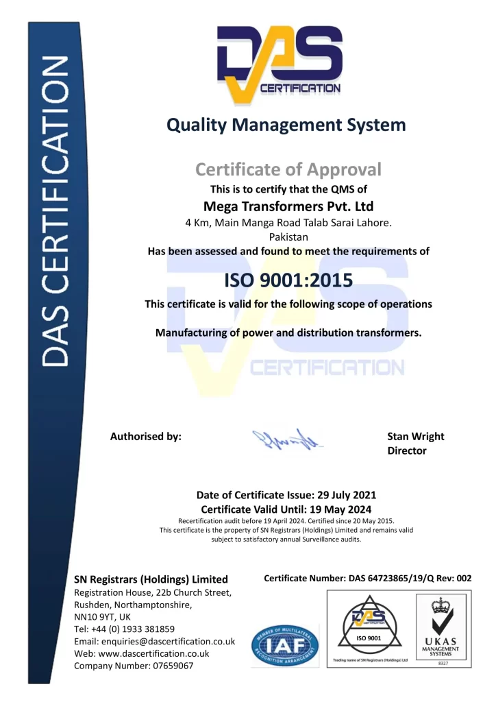 ISO 9001 Certification