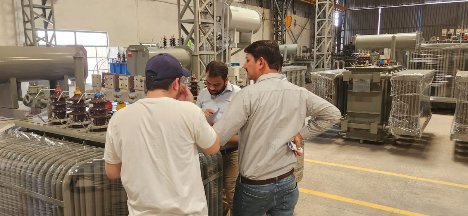 In‑process inspection of transformer manufacturing